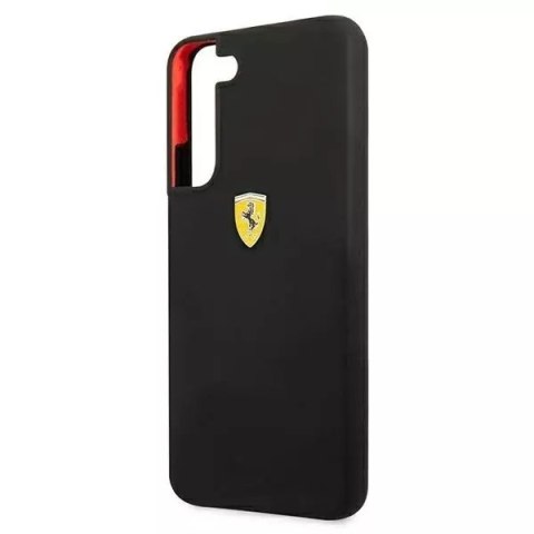 Ferrari Etui Ferrari FESSIHCS22MBK do Galaxy S22+ S906 hardcase On Track Silicone czarny/black Ferrari Etui Ferrari FESSIHCS22MBK do Galaxy S22+ S906 hardcase On Track Silicone czarny/black