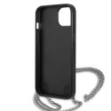 Karl Lagerfeld Etui Karl Lagerfeld KLHCP13MPMK do iPhone 13 6,1" hardcase Leather Textured and Chain