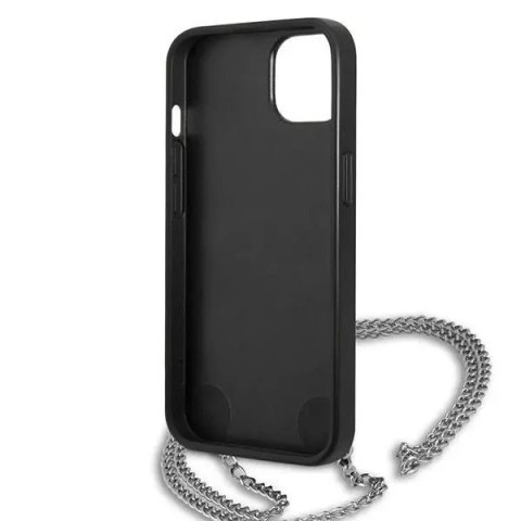 Karl Lagerfeld Etui Karl Lagerfeld KLHCP13MPMK do iPhone 13 6,1" hardcase Leather Textured and Chain Karl Lagerfeld Etui Karl Lagerfeld KLHCP13MPMK do iPhone 13 6,1" hardcase Leather Textured and Chain