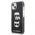 Karl Lagerfeld Etui Karl Lagerfeld KLHCP13MTPE2TK do iPhone 13 6,1" hardcase Karl&Choupette Head