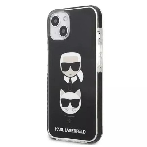 Karl Lagerfeld Etui Karl Lagerfeld KLHCP13MTPE2TK do iPhone 13 6,1" hardcase Karl&Choupette Head Karl Lagerfeld Etui Karl Lagerfeld KLHCP13MTPE2TK do iPhone 13 6,1" hardcase Karl&Choupette Head
