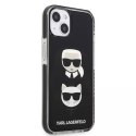 Karl Lagerfeld Etui Karl Lagerfeld KLHCP13MTPE2TK do iPhone 13 6,1" hardcase Karl&Choupette Head