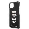 Karl Lagerfeld Etui Karl Lagerfeld KLHCP13MTPE2TK do iPhone 13 6,1" hardcase Karl&Choupette Head