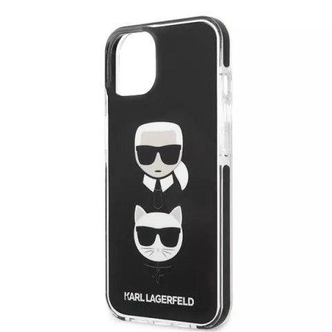 Karl Lagerfeld Etui Karl Lagerfeld KLHCP13MTPE2TK do iPhone 13 6,1" hardcase Karl&Choupette Head Karl Lagerfeld Etui Karl Lagerfeld KLHCP13MTPE2TK do iPhone 13 6,1" hardcase Karl&Choupette Head
