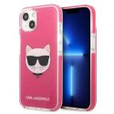 Karl Lagerfeld Etui Karl Lagerfeld KLHCP13MTPECPI do iPhone 13 6,1" hardcase Choupette Head