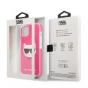 Karl Lagerfeld Etui Karl Lagerfeld KLHCP13MTPECPI do iPhone 13 6,1" hardcase Choupette Head