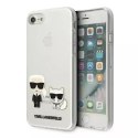 Karl Lagerfeld Etui ochronne na telefon Karl Lagerfeld KLHCI8CKTR do Apple iPhone 7/8/ SE 2020/2022 hardcase Transparent Karl & Choupette