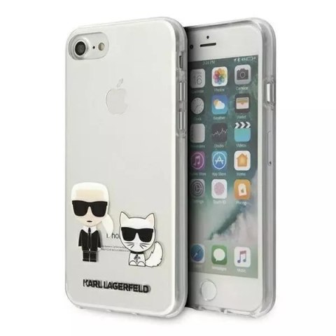 Karl Lagerfeld Etui ochronne na telefon Karl Lagerfeld KLHCI8CKTR do Apple iPhone 7/8/ SE 2020/2022 hardcase Transparent Karl & Choupette Karl Lagerfeld Etui ochronne na telefon Karl Lagerfeld KLHCI8CKTR do Apple iPhone 7/8/ SE 2020/2022 hardcase Transparent Karl & Choupette