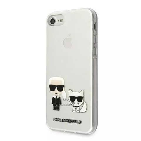 Karl Lagerfeld Etui ochronne na telefon Karl Lagerfeld KLHCI8CKTR do Apple iPhone 7/8/ SE 2020/2022 hardcase Transparent Karl & Choupette Karl Lagerfeld Etui ochronne na telefon Karl Lagerfeld KLHCI8CKTR do Apple iPhone 7/8/ SE 2020/2022 hardcase Transparent Karl & Choupette