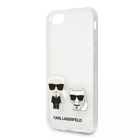 Karl Lagerfeld Etui ochronne na telefon Karl Lagerfeld KLHCI8CKTR do Apple iPhone 7/8/ SE 2020/2022 hardcase Transparent Karl & Choupette Karl Lagerfeld Etui ochronne na telefon Karl Lagerfeld KLHCI8CKTR do Apple iPhone 7/8/ SE 2020/2022 hardcase Transparent Karl & Choupette