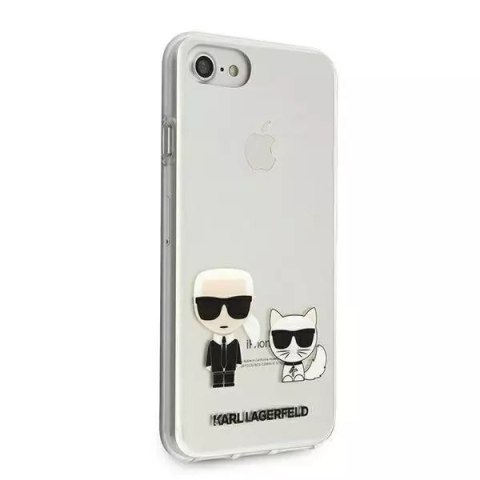 Karl Lagerfeld Etui ochronne na telefon Karl Lagerfeld KLHCI8CKTR do Apple iPhone 7/8/ SE 2020/2022 hardcase Transparent Karl & Choupette Karl Lagerfeld Etui ochronne na telefon Karl Lagerfeld KLHCI8CKTR do Apple iPhone 7/8/ SE 2020/2022 hardcase Transparent Karl & Choupette