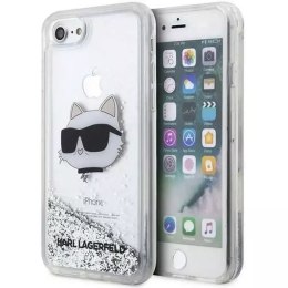 Karl Lagerfeld Etui ochronne na telefon Karl Lagerfeld KLHCI8LNCHCS do Apple iPhone 7/8/ SE 2020/2022 srebrny/silver hardcase Glitter Choupette
