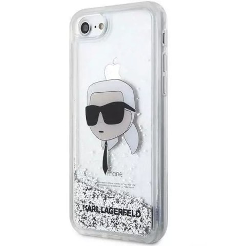 Karl Lagerfeld Etui ochronne na telefon Karl Lagerfeld KLHCI8LNKHCH do Apple iPhone 7/8/ SE 2020/2022 srebrny/silver hardcase Glitter Karl Head Karl Lagerfeld Etui ochronne na telefon Karl Lagerfeld KLHCI8LNKHCH do Apple iPhone 7/8/ SE 2020/2022 srebrny/silver hardcase Glitter Karl Head