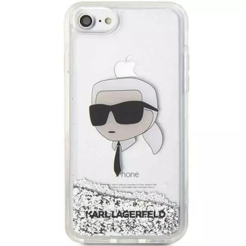 Karl Lagerfeld Etui ochronne na telefon Karl Lagerfeld KLHCI8LNKHCH do Apple iPhone 7/8/ SE 2020/2022 srebrny/silver hardcase Glitter Karl Head Karl Lagerfeld Etui ochronne na telefon Karl Lagerfeld KLHCI8LNKHCH do Apple iPhone 7/8/ SE 2020/2022 srebrny/silver hardcase Glitter Karl Head