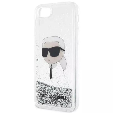 Karl Lagerfeld Etui ochronne na telefon Karl Lagerfeld KLHCI8LNKHCH do Apple iPhone 7/8/ SE 2020/2022 srebrny/silver hardcase Glitter Karl Head Karl Lagerfeld Etui ochronne na telefon Karl Lagerfeld KLHCI8LNKHCH do Apple iPhone 7/8/ SE 2020/2022 srebrny/silver hardcase Glitter Karl Head