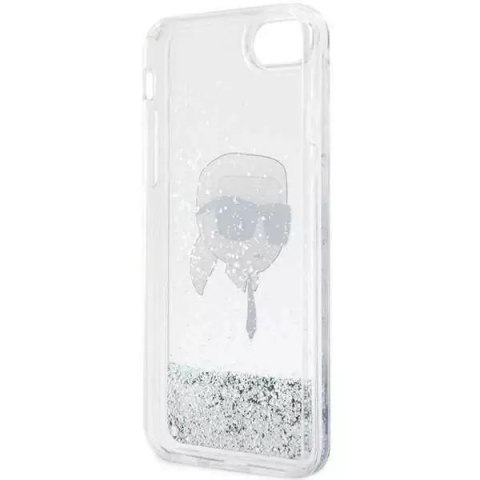 Karl Lagerfeld Etui ochronne na telefon Karl Lagerfeld KLHCI8LNKHCH do Apple iPhone 7/8/ SE 2020/2022 srebrny/silver hardcase Glitter Karl Head Karl Lagerfeld Etui ochronne na telefon Karl Lagerfeld KLHCI8LNKHCH do Apple iPhone 7/8/ SE 2020/2022 srebrny/silver hardcase Glitter Karl Head