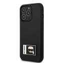 Karl Lagerfeld Etui ochronne na telefon Karl Lagerfeld KLHCP13L3DKPK do Apple iPhone 13 Pro / 13 6,1" czarny/black hardcase Ikonik Patch