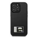 Karl Lagerfeld Etui ochronne na telefon Karl Lagerfeld KLHCP13L3DKPK do Apple iPhone 13 Pro / 13 6,1" czarny/black hardcase Ikonik Patch