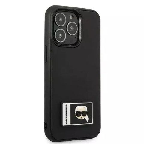 Karl Lagerfeld Etui ochronne na telefon Karl Lagerfeld KLHCP13L3DKPK do Apple iPhone 13 Pro / 13 6,1" czarny/black hardcase Ikonik Patch Karl Lagerfeld Etui ochronne na telefon Karl Lagerfeld KLHCP13L3DKPK do Apple iPhone 13 Pro / 13 6,1" czarny/black hardcase Ikonik Patch