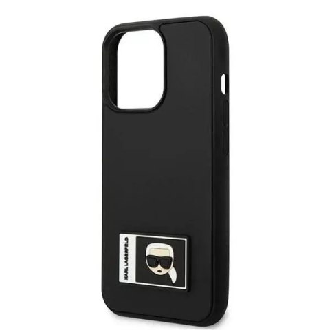 Karl Lagerfeld Etui ochronne na telefon Karl Lagerfeld KLHCP13L3DKPK do Apple iPhone 13 Pro / 13 6,1" czarny/black hardcase Ikonik Patch Karl Lagerfeld Etui ochronne na telefon Karl Lagerfeld KLHCP13L3DKPK do Apple iPhone 13 Pro / 13 6,1" czarny/black hardcase Ikonik Patch