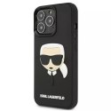 Karl Lagerfeld Etui ochronne na telefon Karl Lagerfeld KLHCP13LKH3DBK do Apple iPhone 13 Pro / 13 6,1" czarny/black hardcase 3D Rubber Karl`s H
