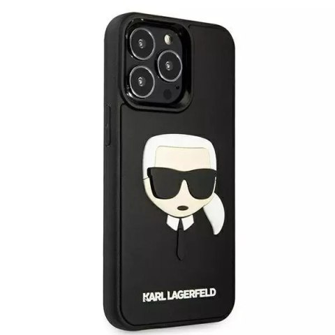 Karl Lagerfeld Etui ochronne na telefon Karl Lagerfeld KLHCP13LKH3DBK do Apple iPhone 13 Pro / 13 6,1" czarny/black hardcase 3D Rubber Karl`s H Karl Lagerfeld Etui ochronne na telefon Karl Lagerfeld KLHCP13LKH3DBK do Apple iPhone 13 Pro / 13 6,1" czarny/black hardcase 3D Rubber Karl`s H