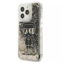 Karl Lagerfeld Etui ochronne na telefon Karl Lagerfeld KLHCP13LLGGKBK do Apple iPhone 13 Pro / 13 6,1" czarny/black hardcase Liquid Glitter Gat
