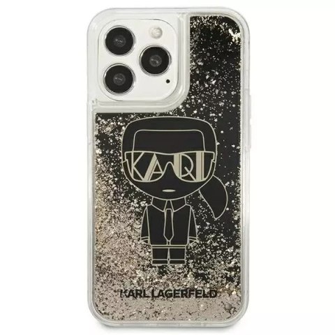 Karl Lagerfeld Etui ochronne na telefon Karl Lagerfeld KLHCP13LLGGKBK do Apple iPhone 13 Pro / 13 6,1" czarny/black hardcase Liquid Glitter Gat Karl Lagerfeld Etui ochronne na telefon Karl Lagerfeld KLHCP13LLGGKBK do Apple iPhone 13 Pro / 13 6,1" czarny/black hardcase Liquid Glitter Gat