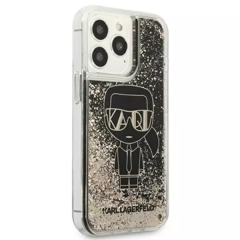 Karl Lagerfeld Etui ochronne na telefon Karl Lagerfeld KLHCP13LLGGKBK do Apple iPhone 13 Pro / 13 6,1" czarny/black hardcase Liquid Glitter Gat Karl Lagerfeld Etui ochronne na telefon Karl Lagerfeld KLHCP13LLGGKBK do Apple iPhone 13 Pro / 13 6,1" czarny/black hardcase Liquid Glitter Gat