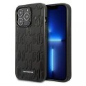 Karl Lagerfeld Etui ochronne na telefon Karl Lagerfeld KLHCP13LMNMP1K do Apple iPhone 13 Pro / 13 6,1" hardcase czarny/black Monogram Plaque