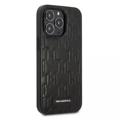 Karl Lagerfeld Etui ochronne na telefon Karl Lagerfeld KLHCP13LMNMP1K do Apple iPhone 13 Pro / 13 6,1" hardcase czarny/black Monogram Plaque Karl Lagerfeld Etui ochronne na telefon Karl Lagerfeld KLHCP13LMNMP1K do Apple iPhone 13 Pro / 13 6,1" hardcase czarny/black Monogram Plaque