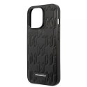 Karl Lagerfeld Etui ochronne na telefon Karl Lagerfeld KLHCP13LMNMP1K do Apple iPhone 13 Pro / 13 6,1" hardcase czarny/black Monogram Plaque