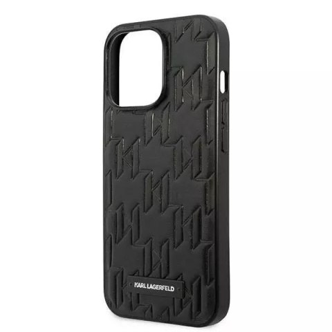 Karl Lagerfeld Etui ochronne na telefon Karl Lagerfeld KLHCP13LMNMP1K do Apple iPhone 13 Pro / 13 6,1" hardcase czarny/black Monogram Plaque Karl Lagerfeld Etui ochronne na telefon Karl Lagerfeld KLHCP13LMNMP1K do Apple iPhone 13 Pro / 13 6,1" hardcase czarny/black Monogram Plaque