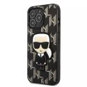 Karl Lagerfeld Etui ochronne na telefon Karl Lagerfeld KLHCP13LPMNIKBK do Apple iPhone 13 Pro / 13 6,1" hardcase czarny/black Monogram Ikonik P