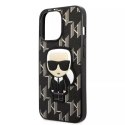 Karl Lagerfeld Etui ochronne na telefon Karl Lagerfeld KLHCP13LPMNIKBK do Apple iPhone 13 Pro / 13 6,1" hardcase czarny/black Monogram Ikonik P