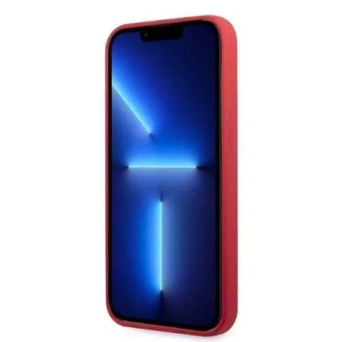 Karl Lagerfeld Etui ochronne na telefon Karl Lagerfeld KLHCP13LSLMP1R do Apple iPhone 13 Pro / 13 6,1" hardcase czerwony/red Silicone Plaque Karl Lagerfeld Etui ochronne na telefon Karl Lagerfeld KLHCP13LSLMP1R do Apple iPhone 13 Pro / 13 6,1" hardcase czerwony/red Silicone Plaque