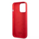 Karl Lagerfeld Etui ochronne na telefon Karl Lagerfeld KLHCP13LSLMP1R do Apple iPhone 13 Pro / 13 6,1" hardcase czerwony/red Silicone Plaque