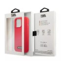 Karl Lagerfeld Etui ochronne na telefon Karl Lagerfeld KLHCP13LSLMP1R do Apple iPhone 13 Pro / 13 6,1" hardcase czerwony/red Silicone Plaque
