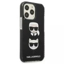 Karl Lagerfeld Etui ochronne na telefon Karl Lagerfeld KLHCP13LTPE2TK do Apple iPhone 13 Pro / 13 6,1" hardcase czarny/black Karl&Choupette Hea