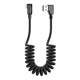 Mcdodo Kabel USB do Lightning, Mcdodo CA-7300, kątowy, 1.8m (czarny)