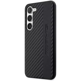 Mercedes Etui AMG do Samsung Galaxy S23+ Plus HardCase Carbon Stripe&Embossed czarny