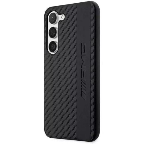 Mercedes Etui AMG do Samsung Galaxy S23+ Plus HardCase Carbon Stripe&Embossed czarny Mercedes Etui AMG do Samsung Galaxy S23+ Plus HardCase Carbon Stripe&Embossed czarny