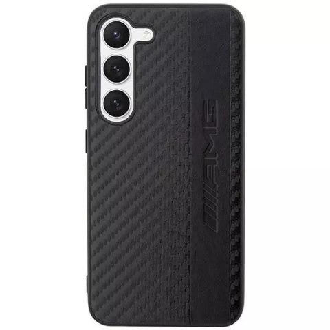 Mercedes Etui AMG do Samsung Galaxy S23+ Plus HardCase Carbon Stripe&Embossed czarny Mercedes Etui AMG do Samsung Galaxy S23+ Plus HardCase Carbon Stripe&Embossed czarny