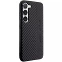 Mercedes Etui AMG do Samsung Galaxy S23+ Plus HardCase Carbon Stripe&Embossed czarny