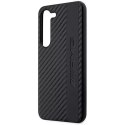 Mercedes Etui AMG do Samsung Galaxy S23+ Plus HardCase Carbon Stripe&Embossed czarny
