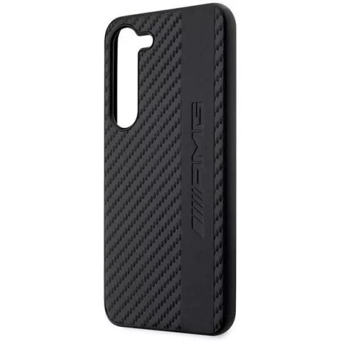 Mercedes Etui AMG do Samsung Galaxy S23+ Plus HardCase Carbon Stripe&Embossed czarny Mercedes Etui AMG do Samsung Galaxy S23+ Plus HardCase Carbon Stripe&Embossed czarny