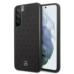Mercedes Etui Mercedes MEHCS22MPSQBK do Galaxy S22+ S906 hardcase Leather Stars Pattern czarny/black