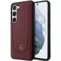 Mercedes Etui Mercedes do Samsung Galaxy S23 HardCase Leather Urban Bengale czerwony