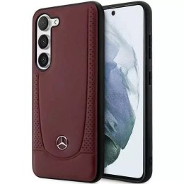 Mercedes Etui Mercedes do Samsung Galaxy S23 HardCase Leather Urban Bengale czerwony
