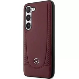 Mercedes Etui Mercedes do Samsung Galaxy S23 HardCase Leather Urban Bengale czerwony